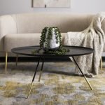 Orson Coffee Table W/ Metal Gold Cap - Image 3